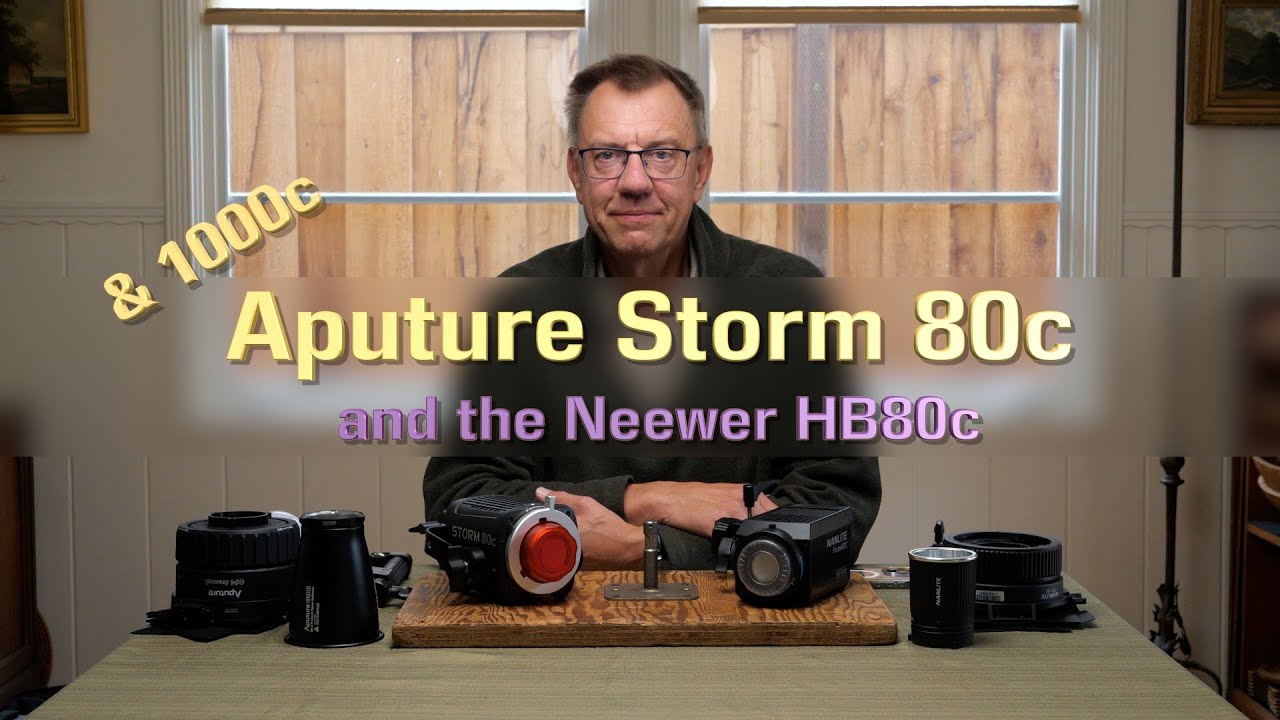 353: Aputure Storm 80c and Neewer HB80c, First Look