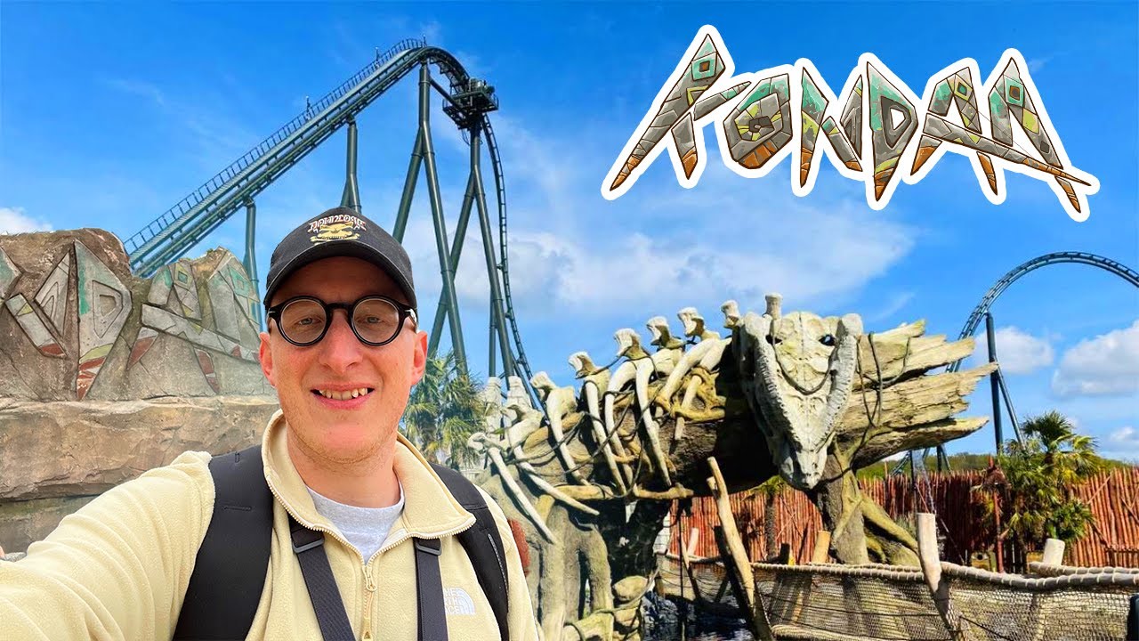 First ever visit to Walibi Belgium | Riding Kondaa, Pulsar & more! | European road trip part 1