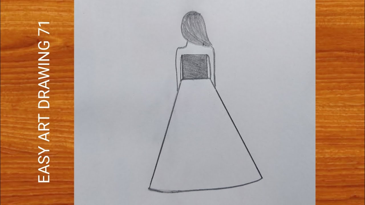 Very beautiful girl drawing easy || girl drawing easy pencil sabe drawing easy #viralvideo #girl 