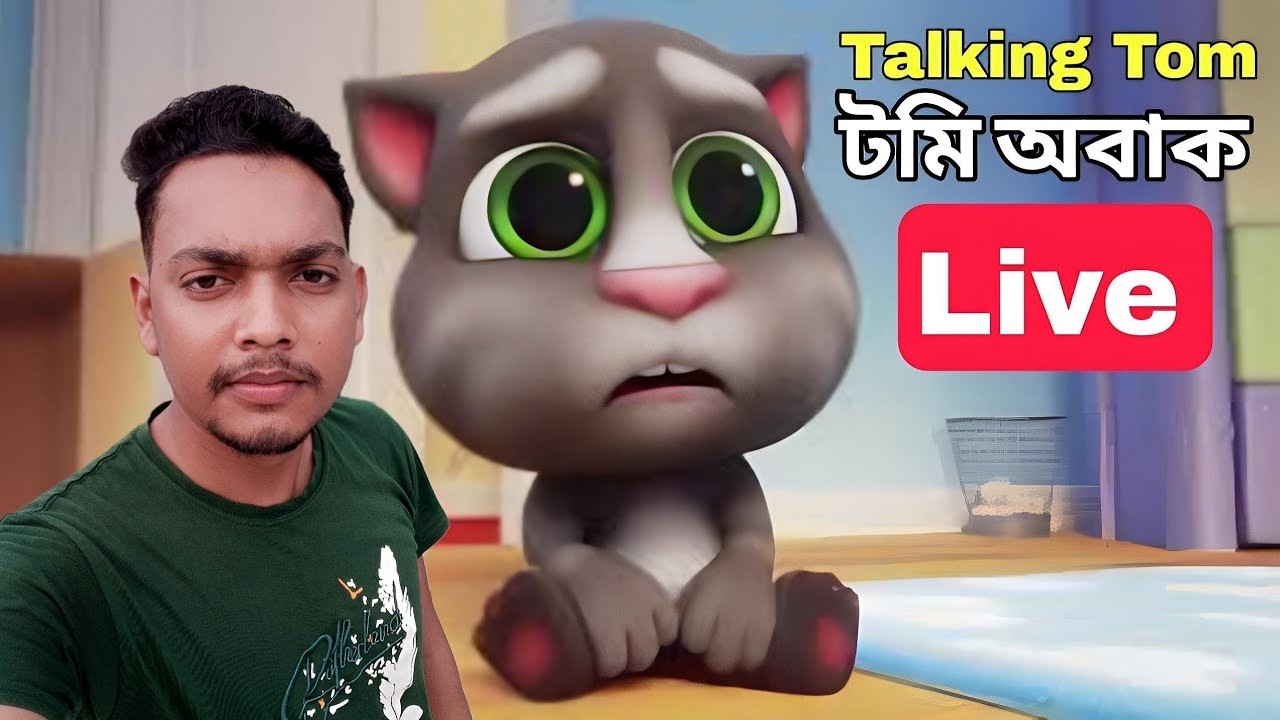 TALKING TOM LIVE DAY 37 #live#shortsfeed #talkingtom #talkingtom2 #trending #live #funnycat
