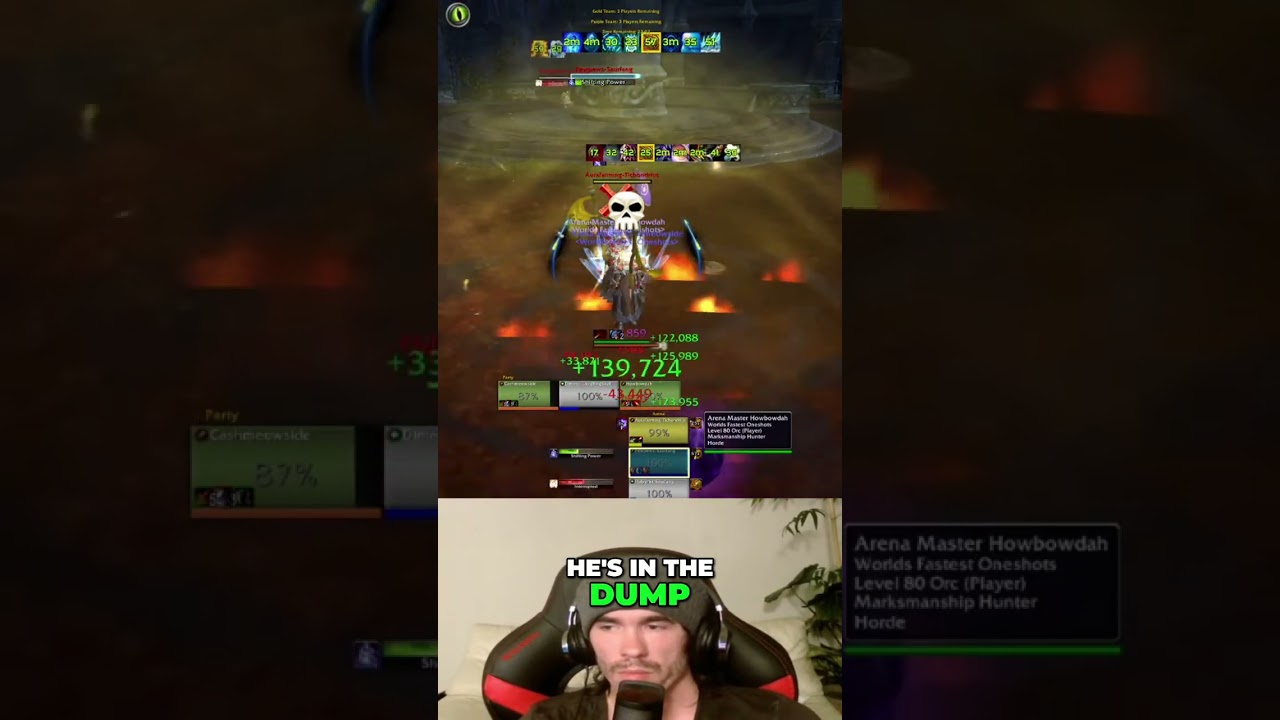 Insane PvP Gameplay: Mage Domination in Arena #shorts