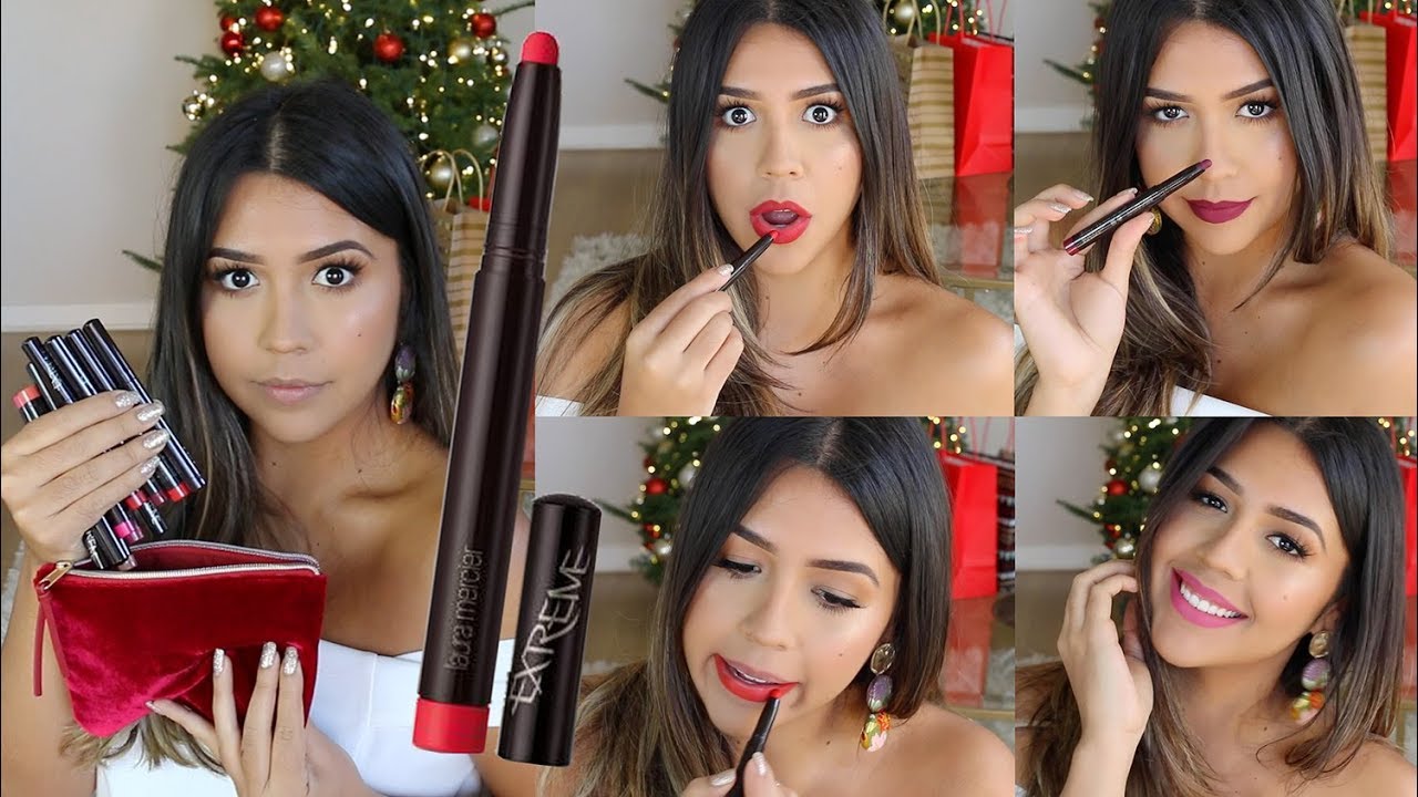 Velour Extreme Matte Lipsticks Laura Mercier Swatches Review - Ydelays