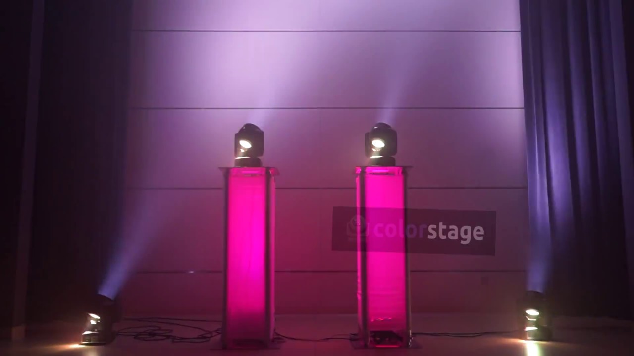 Colorstage LED DOUBLE FACE HEAD 40W + 4x15W RGBW MOVING HEAD