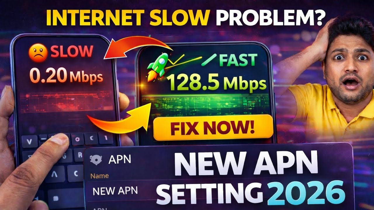New apn settings for jio 5g 2026 | Internet speed kaise fast kare | Internet slow problem