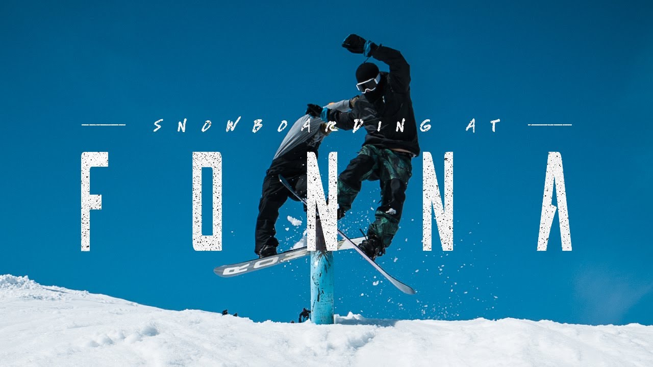 SNOWBOARDING AT FONNA | Stale, Alek and Len