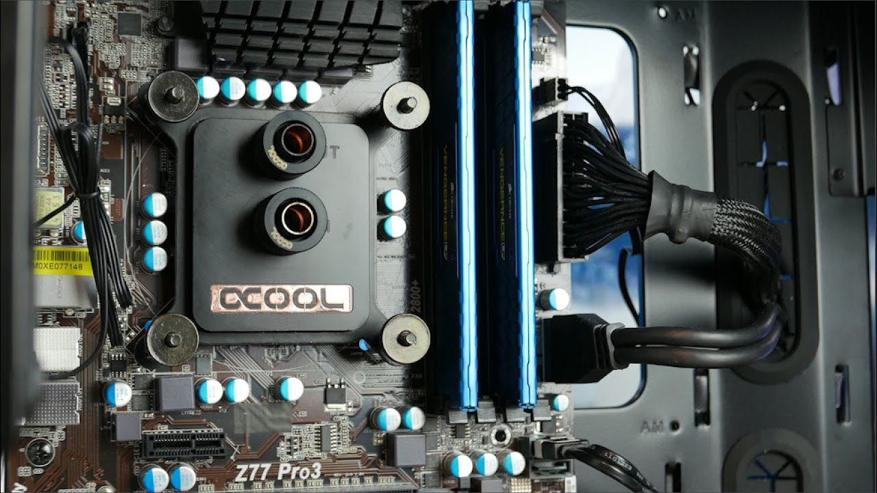 Wasserkühlung ohne Gefahr einbauen / Alphacool Set / Fractal Define R5 / Teil 1