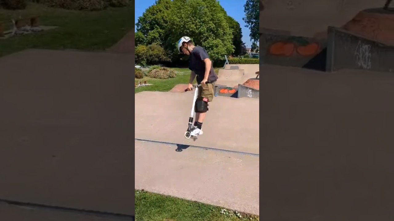 What is your riding style. park, street or hybrid #scooter #skatepark #scoot #newlearn