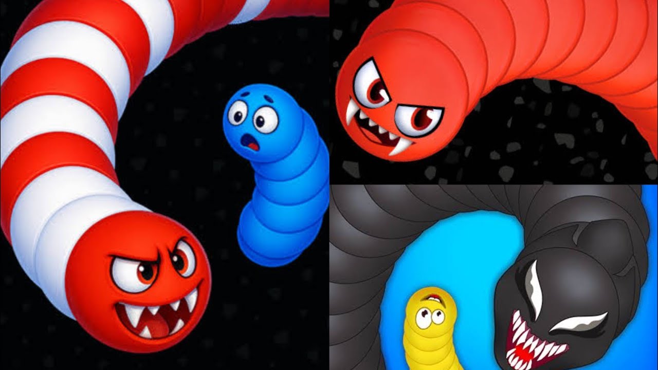 Hungry Snake Eats other Snakes to grow Bigger. Worm Zone io - Hungry Snake: Gameplay/ Walkthrough 