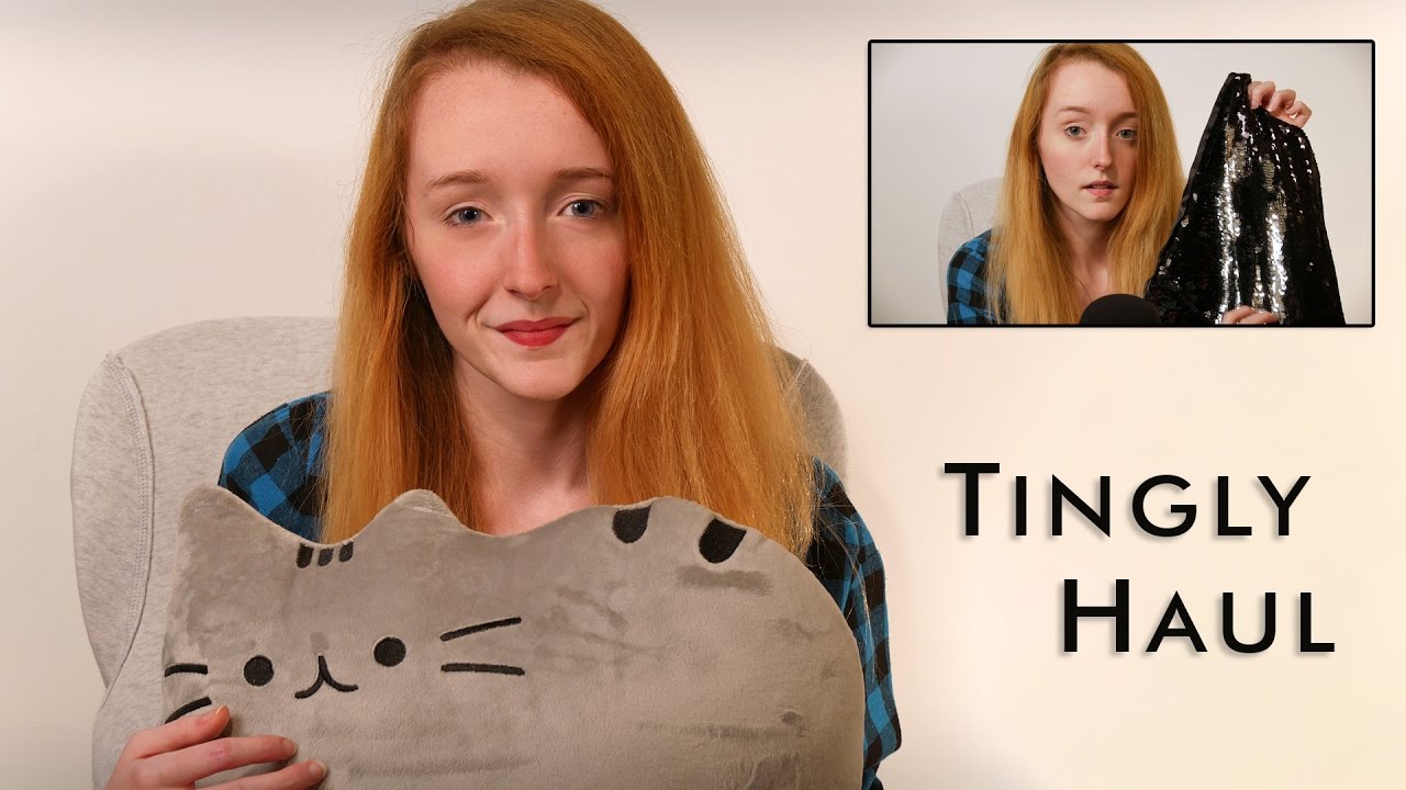 ASMR Tingly Haul - Fabric Scratching , Letter Tracing (Sammydress)