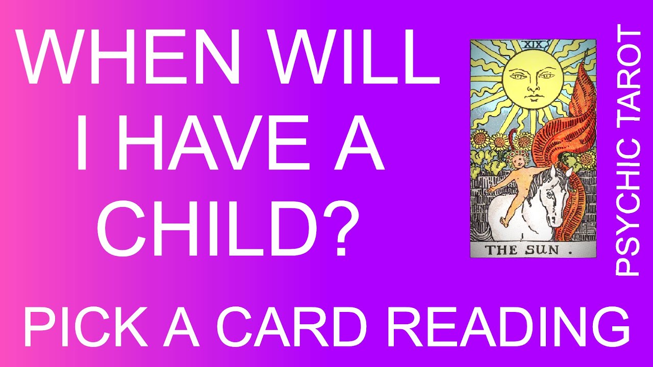 🌟’WHEN WILL I HAVE A CHILD?' 🍼 🌞🤱 - Pick a Card Reading 💫 TONY FOX TAROT  🌟