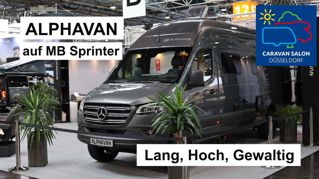 ALPHAVAN auf 7,36 m Sprinter - Außen wow und innen? Sind wir hier auf einem anderen Level? Garage?