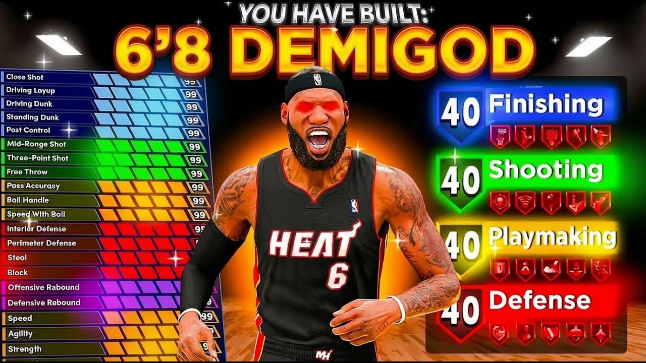 *NEW* DEMIGOD BUILD in NBA 2K26 is UNPATCHABLE (0 CAP BREAKERS NEEDED)