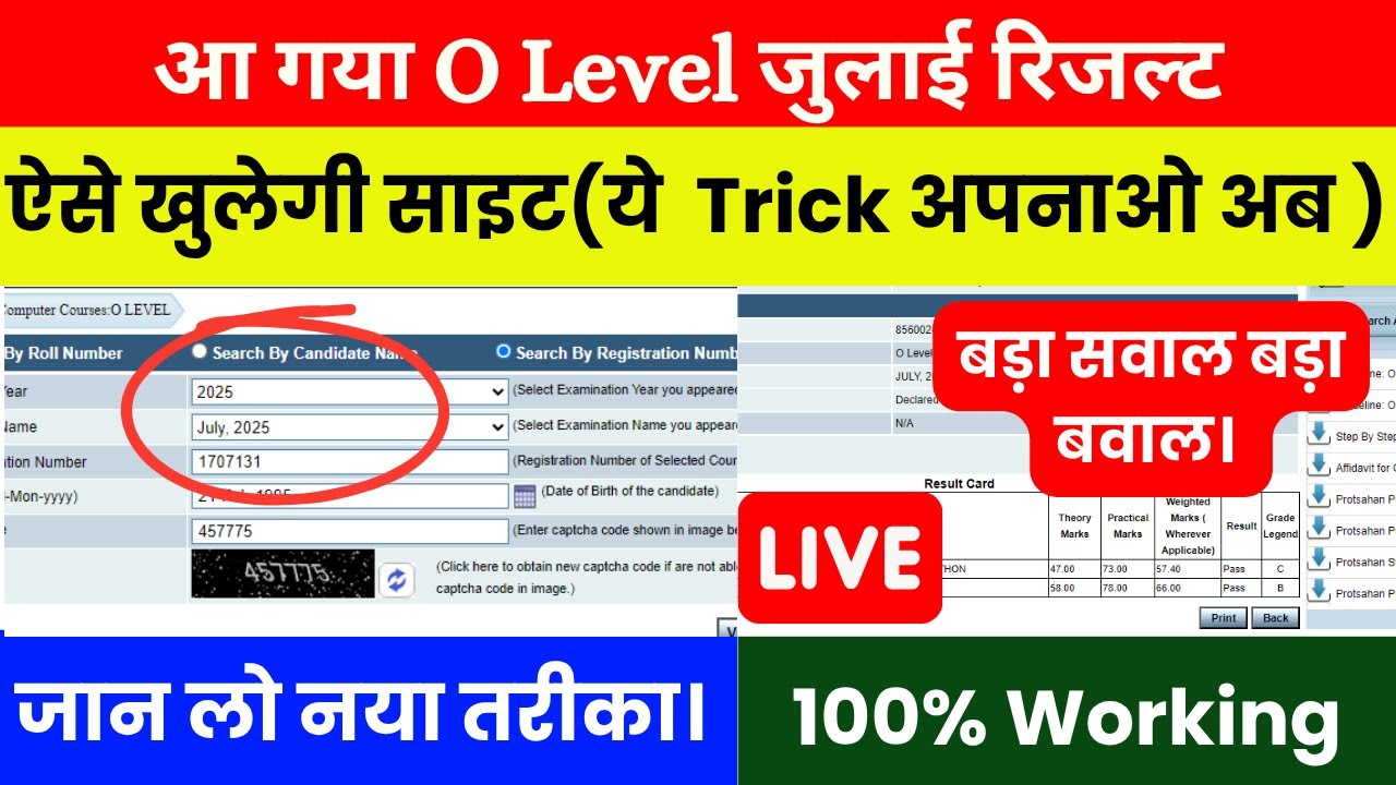 🚨 O Level 2025 Results FIXED! | &ldquo;Service Unavailable&rdquo; Problem SOLVED LIVE 🔥