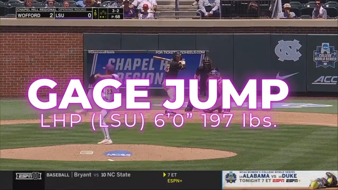GAGE JUMP - LHP (Louisiana State) 2024 MLB DRAFT PROSPECT VIDEO