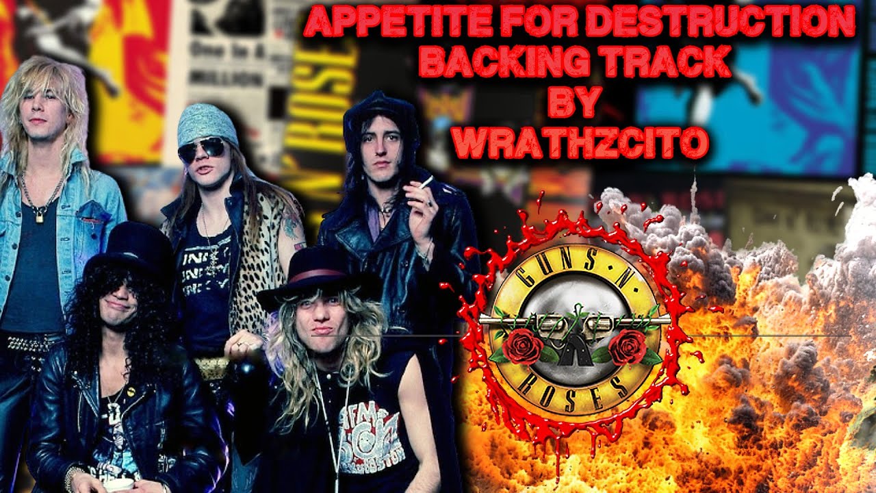 Guns N Roses ★ You're Crazy ★ BackingTrack.(Tuning Original)