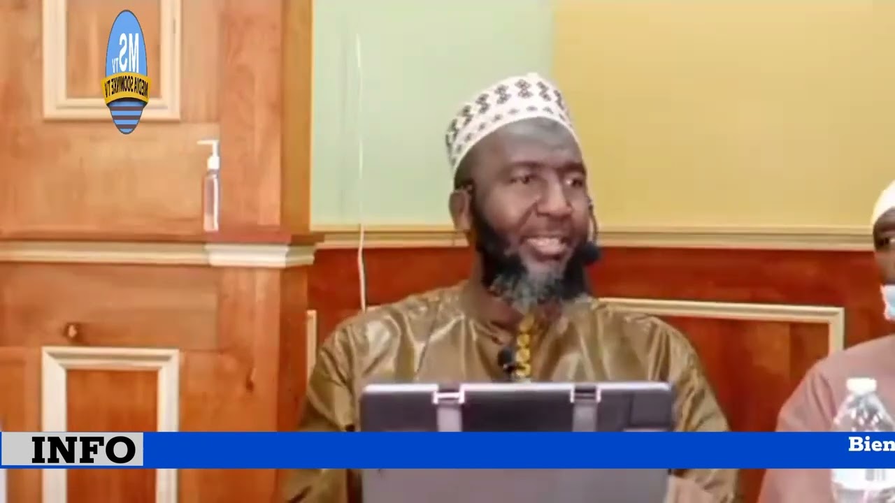 Conférence de prêche par imam baradji, New-York.