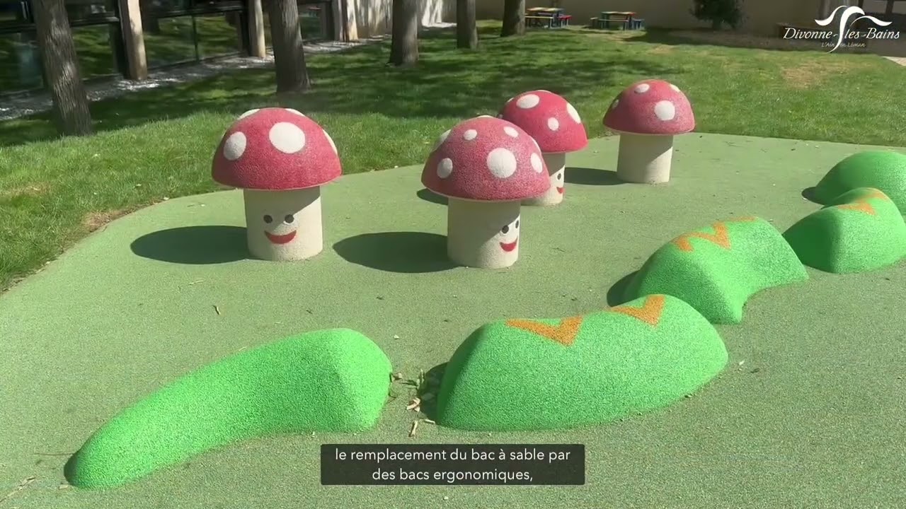Une nouvelle cour végétalisée pour l'école maternelle d'Arbère