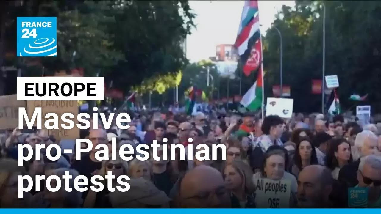 Massive marches across Europe protest Israel's military campaign in Gaza &bull; FRANCE 24 English