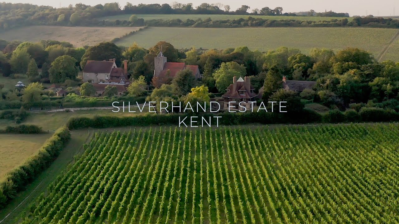 Silverhand Estate, Kent vineyard, Aerial Filming on the North Downs