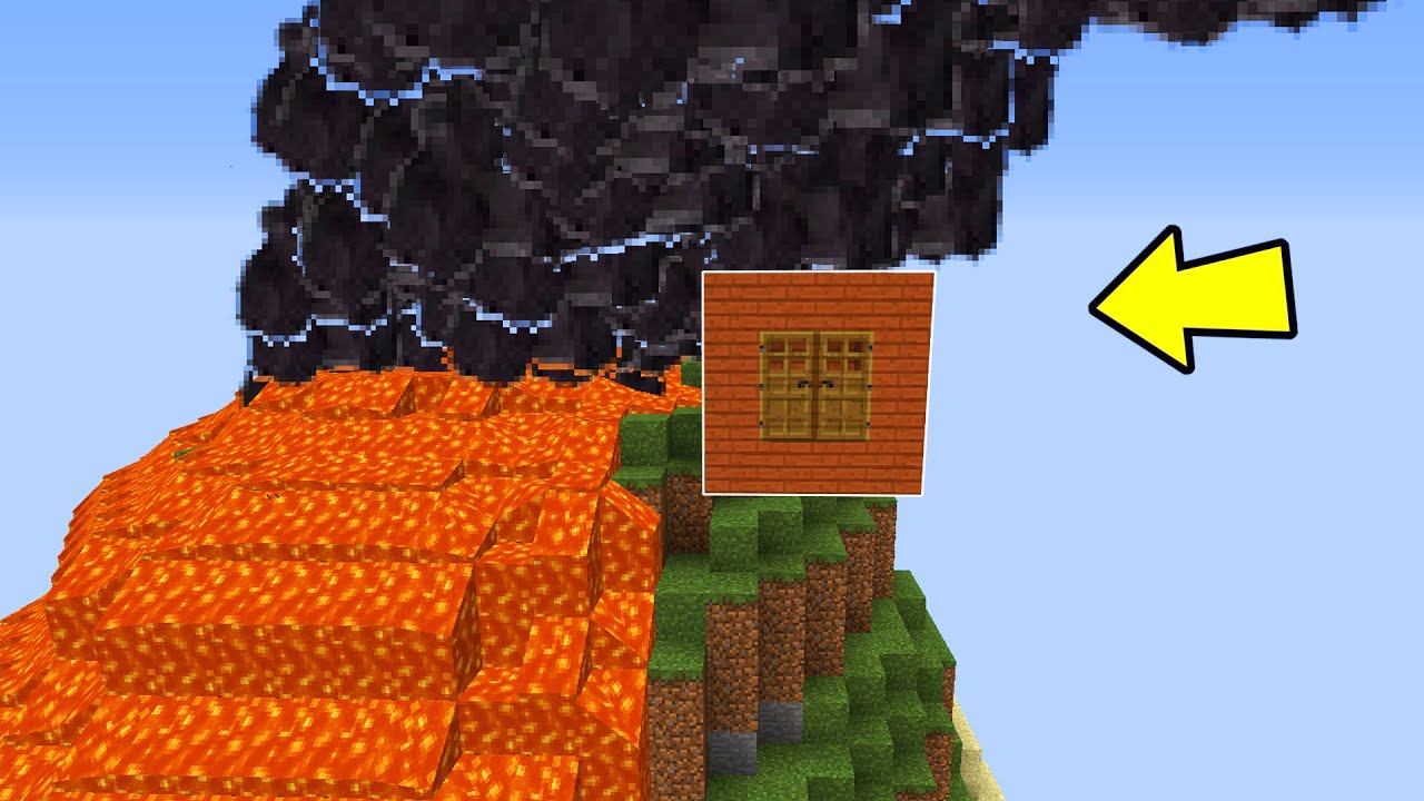 DEV YANARDAĞ PATLAMASI VS EV! 🏡 - Minecraft