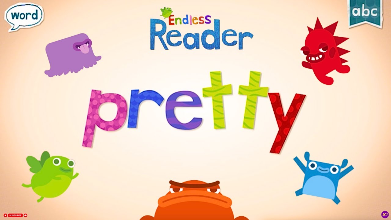 Meet the Word 'Pretty' with Endless Reader | Master Sight Words with Easy English