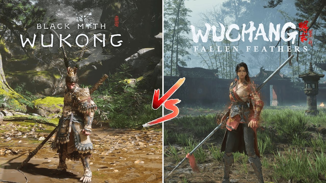 Wuchang: Fallen Feathers VS Black Myth: Wukong - Direct Comparison (4K)