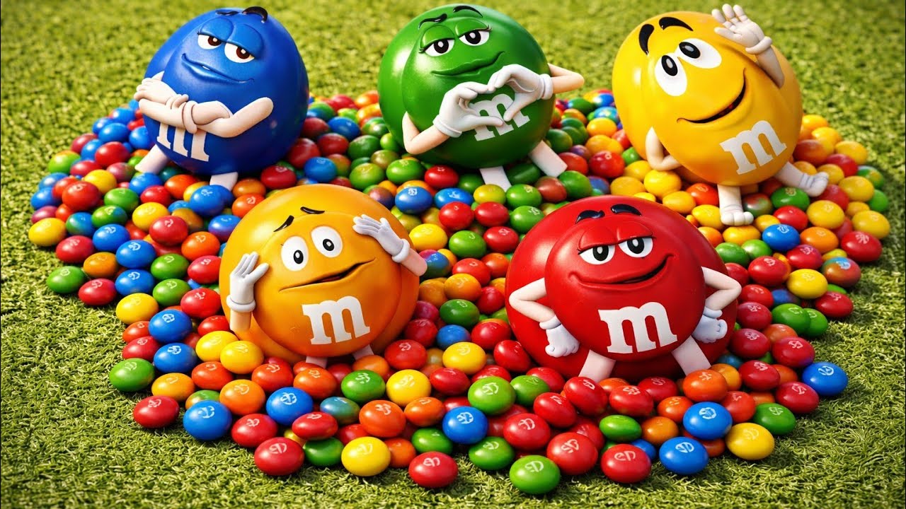 Colorful M&M’s Metal Tins Battle 🌈 | 5 Colors Unboxing in 4K