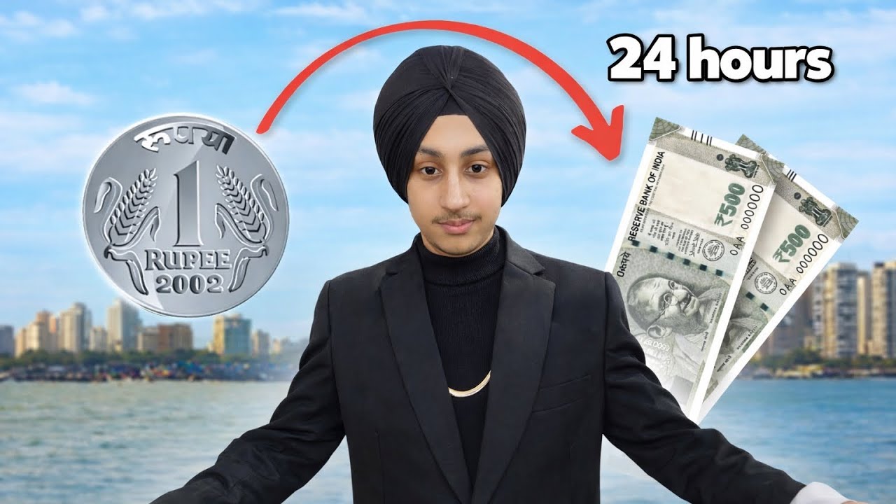 Turning RS 1 into RS 500 in 24 Hours Challenge