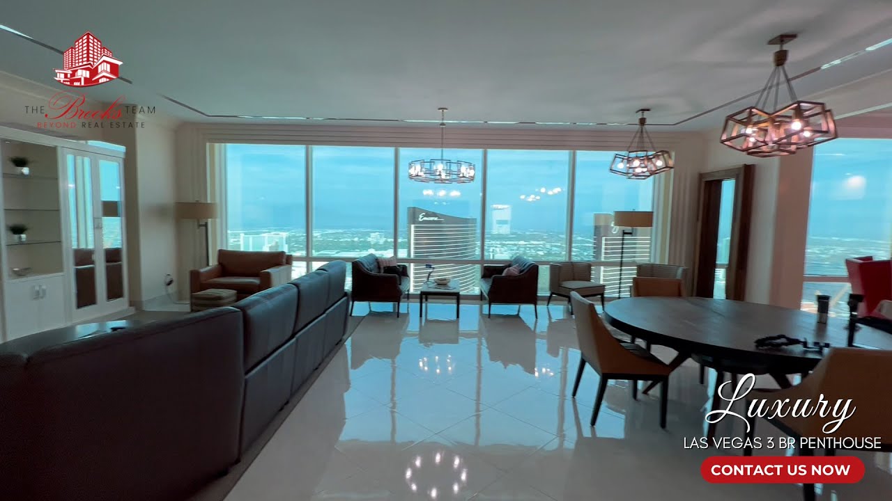 Amazing Las Vegas Three Bedroom Penthouse: Full Tour!