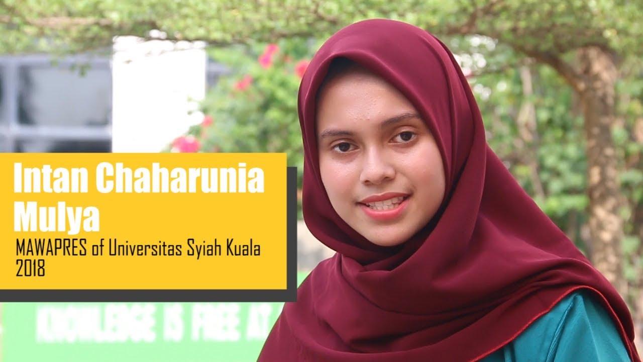 MAWAPRES of Universitas Syiah Kuala 2018 - Intan Chaharunia Mulya
