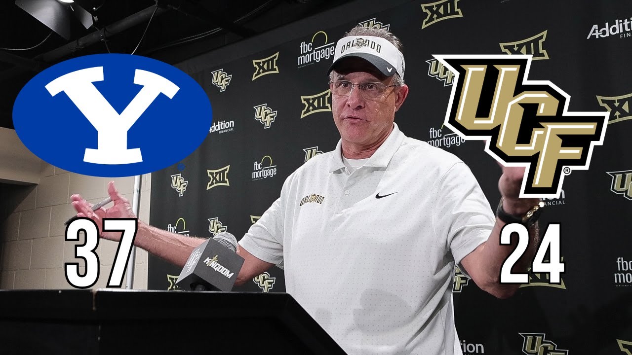 BYU 37, UCF 24 - Gus Malzahn Press Conference ⚔️🏈