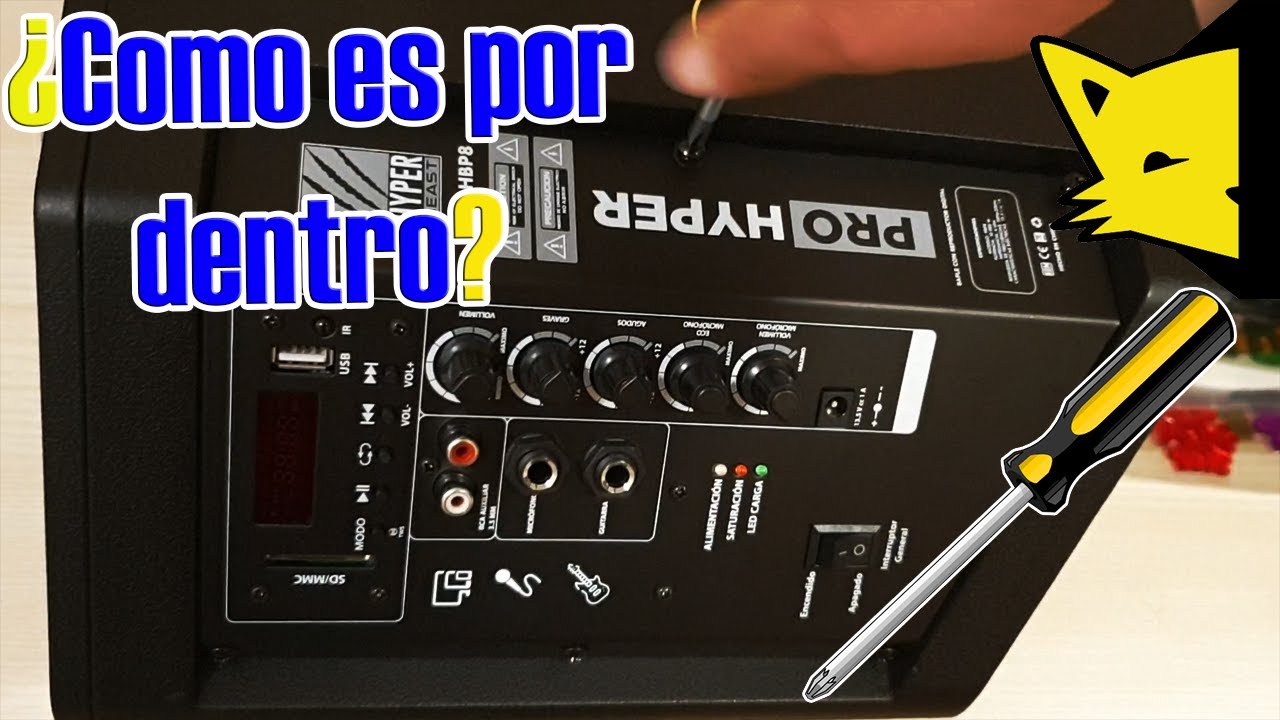 🛠Desarmando Bafle De 8 Pulgadas 🟢Pro Hyper l Hyper Beast🟢