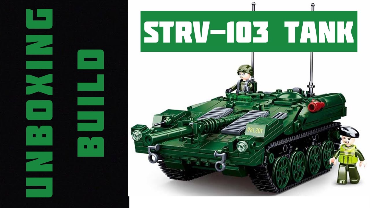 LEGO TANK STRV103 | SLUBAN M38-B1010 | UNBOXING | BUILD
