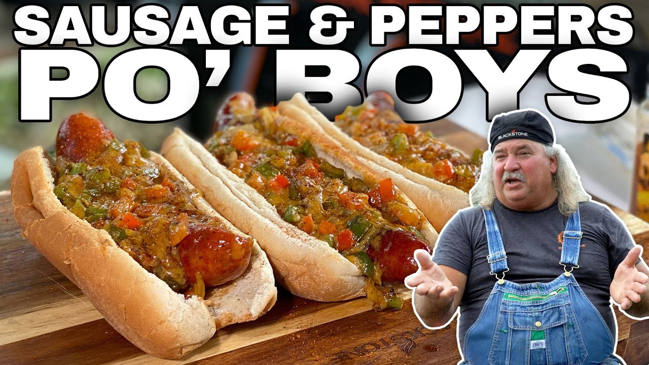Sausage and Pepper Po'Boys with Bruce Mitchell | Blackstone Griddle