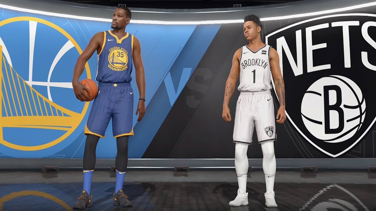 NBA Live 18 - Brooklyn Nets vs Golden State Warriors - Gameplay (HD) [1080p60FPS]