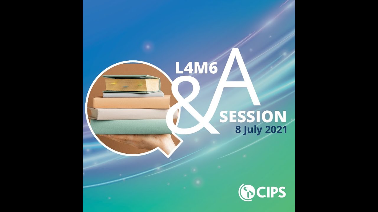CIPS exam support level 4 | L4M6