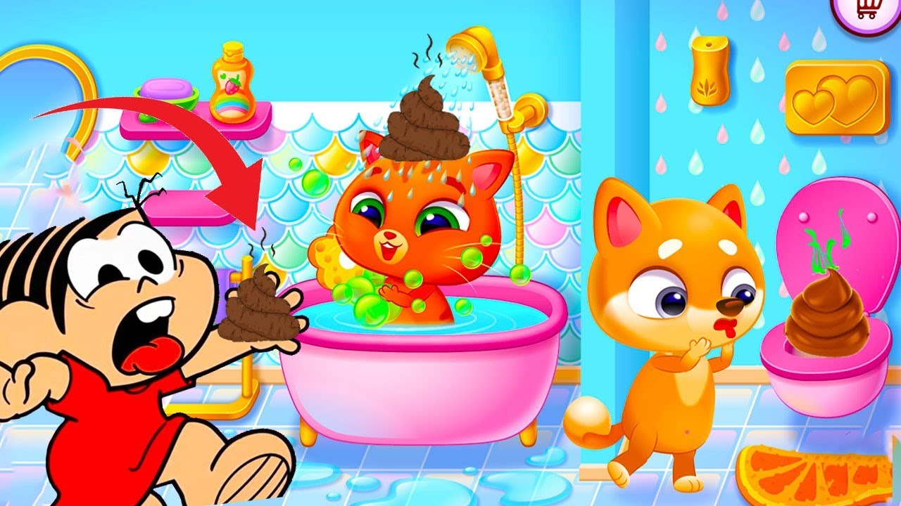 ROTINA do MINGAU no MUNDO do BUBBU e da MIMI (Bubbu e Mimmi World)