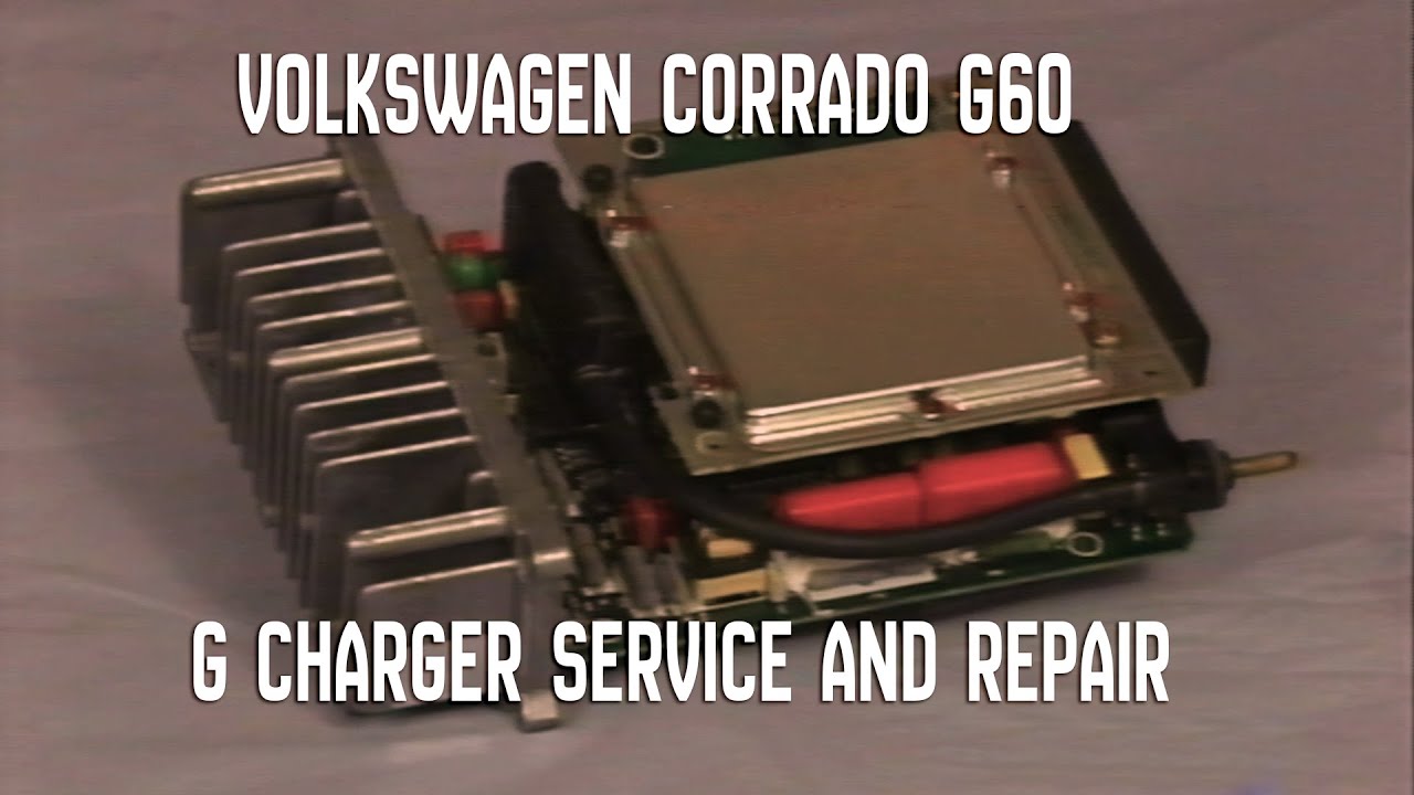 Volkswagen Corrado G60 - Service and Repair - Technical Training