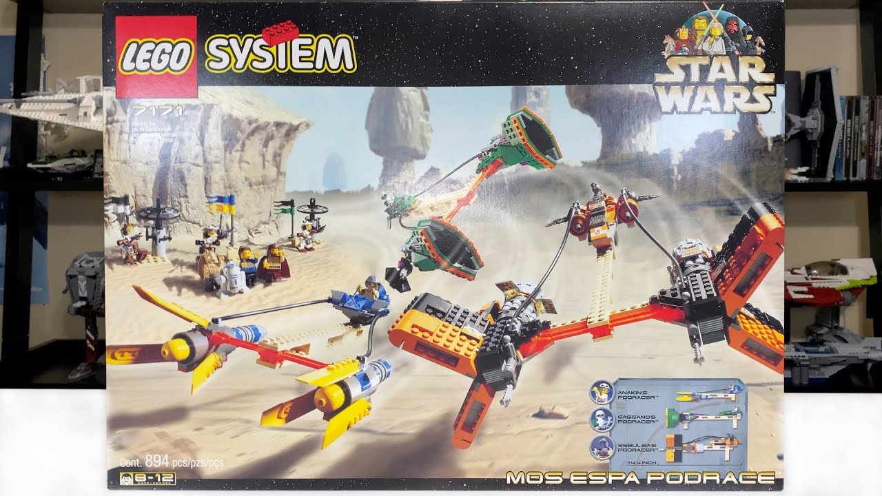 LEGO Star Wars 7171 MOS ESPA PODRACE Review! (1999)