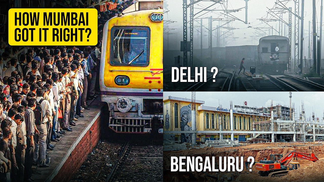 Why Mumbai&rsquo;s Local Trains Succeed &mdash; And Delhi & Bengaluru Don&rsquo;t