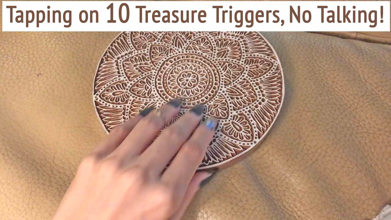 ASMR * 10 Treasure Triggers!! * Tapping & Scratching * Fast Tapping * No Talking * ASMRVilla