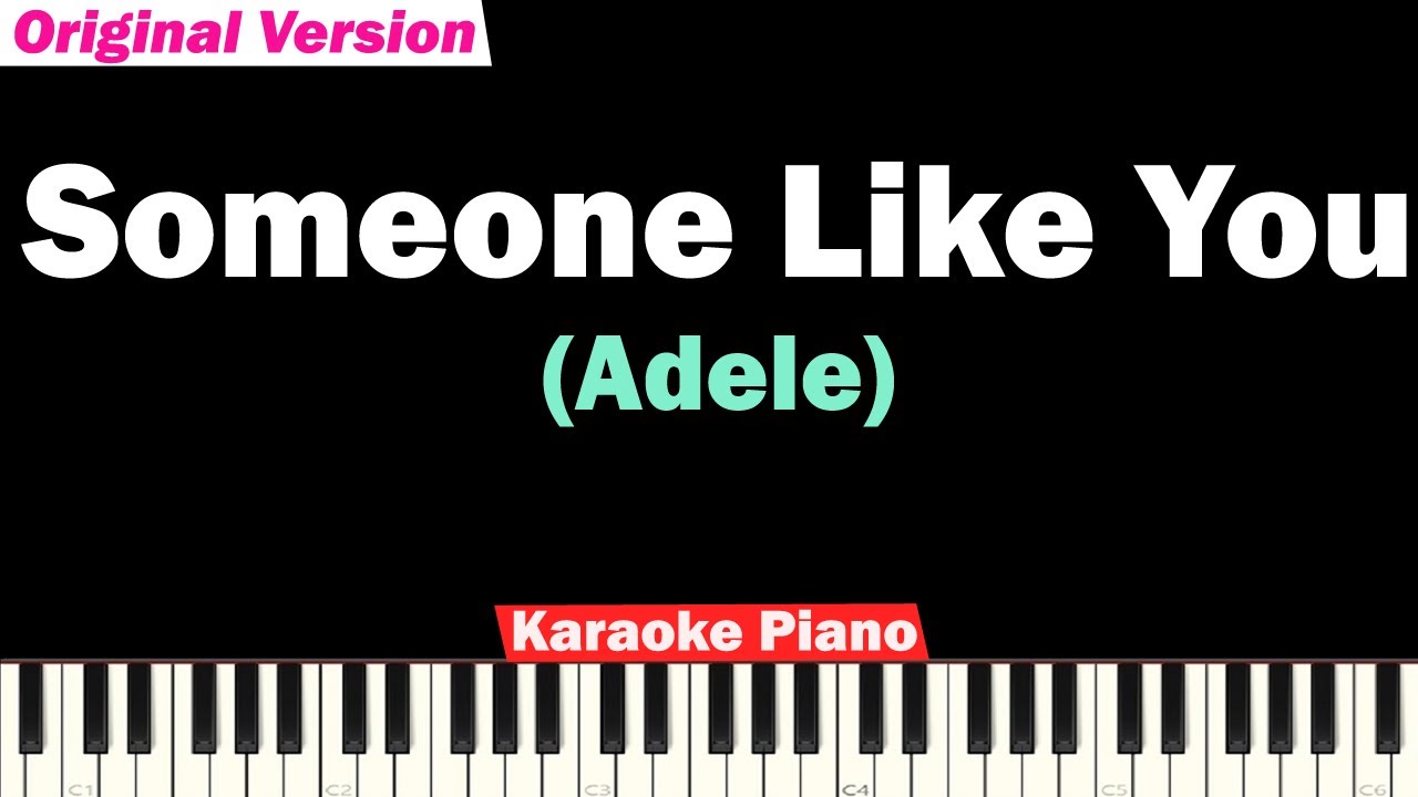Adele - Someone Like You Karaoke Piano and Strings