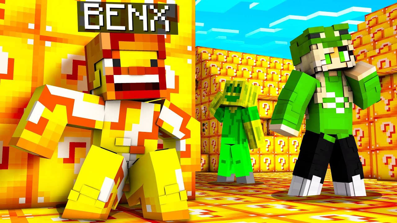 LUCKY BLOCK HIDE AND SEEK mit Benx, Elina, Chaosflo, Fabo, Ebru...