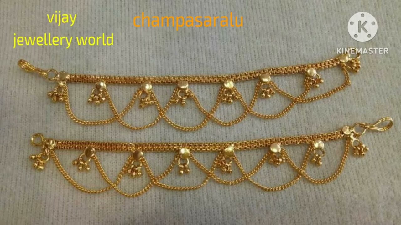 Champasaralu collection #champasaralu #champasaraludesigns #champasaralucollection #goldchampasaralu