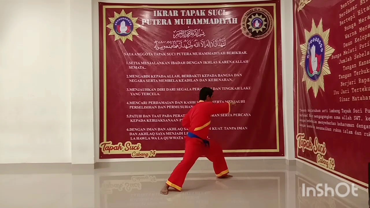 Tapak Suci || Pola Langkah Segitiga Beladiri Tapak Suci All Siswa