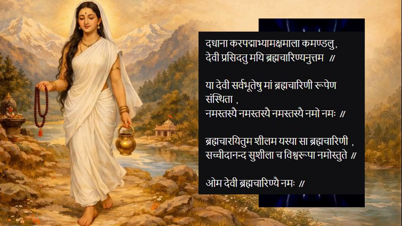 MAA BRAHMCHARINI MANTRA   #mantra #chanting #devotional #spirituality
