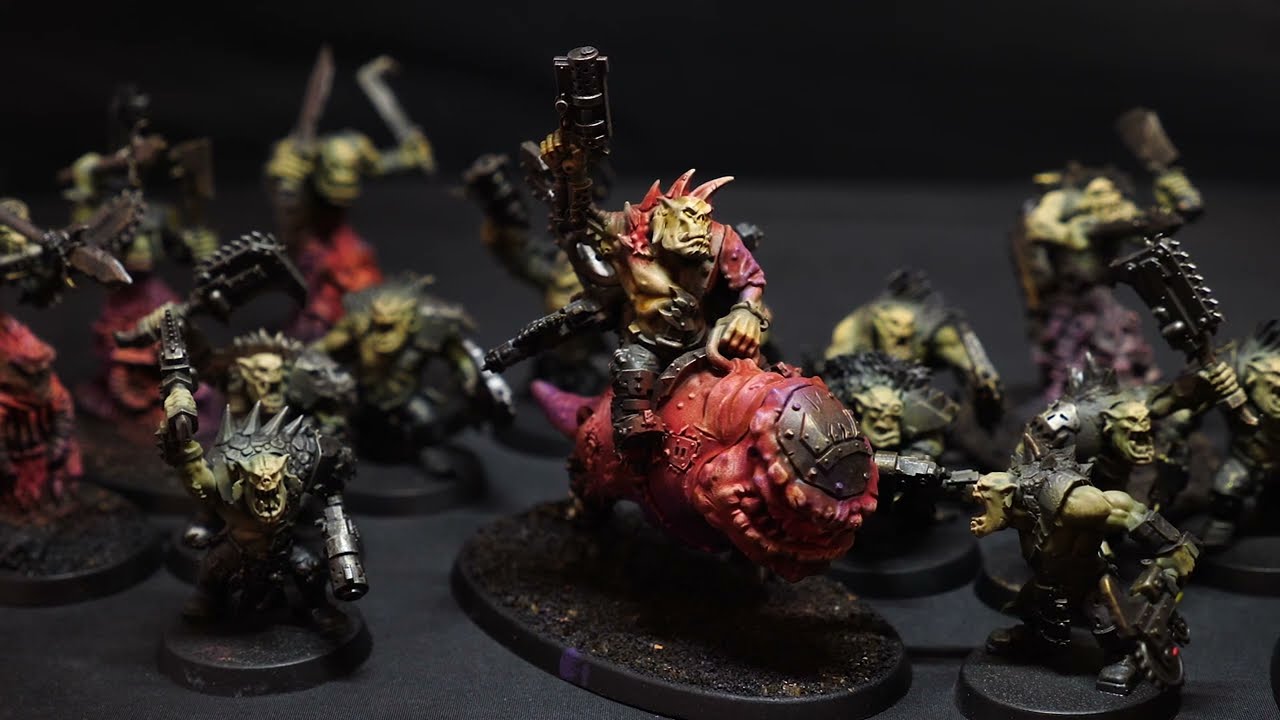 Покраска армии Warhammer за то же время, что и прохождение игры