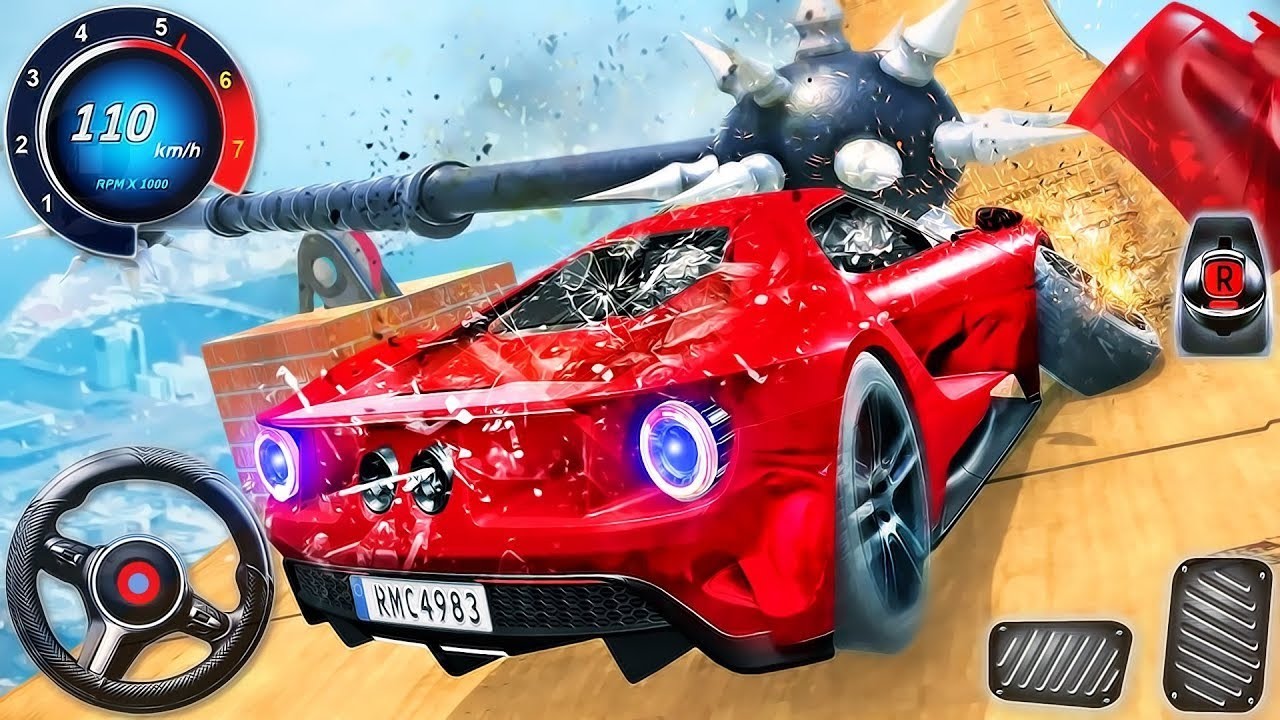 GT Ramp Car Stunts Racing - Extreme Car Crash Beam Derby 3D - Android GamePlay