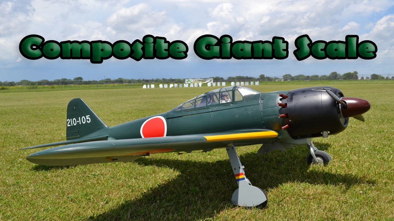 TopRc Model all Composite Giant Scale Zero at Air Supremacy Over Goshen