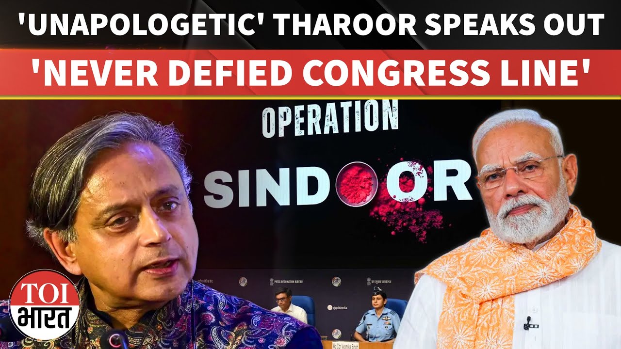 'Unapologetic' Shashi Tharoor Breaks Silence On Cong Rift, Defends Modi Praise, Owns Sindoor Stand